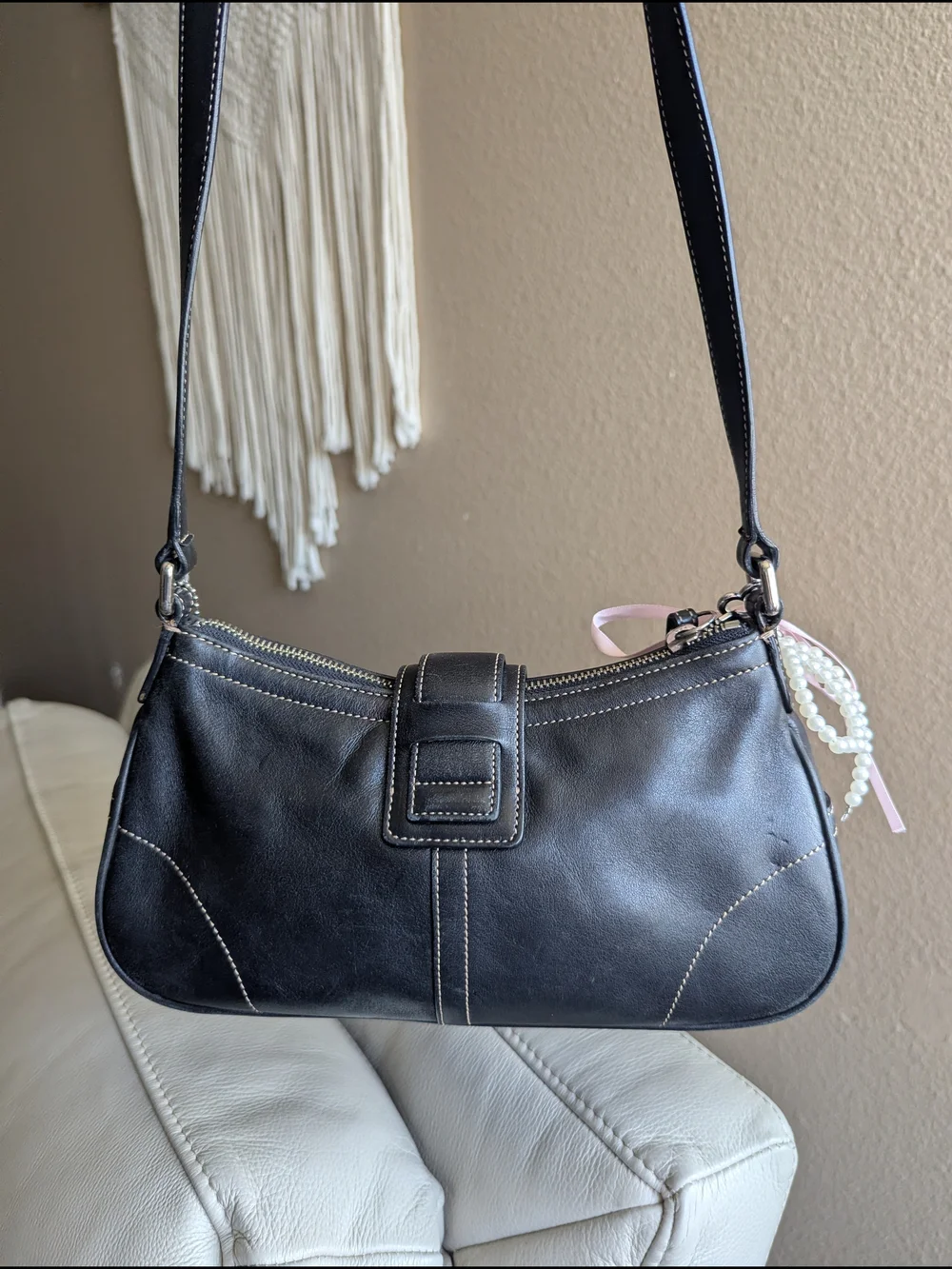 vintage Y2K-era Coach Soho Buckle Small Shoulder Bag